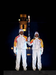 Winter Olympics 2026 Opening Ceremony Torchbearers Jacket Jacket unisex detail view 8 | Dash Racegear — Stay game-day ready in the Milano Cortina 2026 torchbearer full-zip white jacket, perfect for fans.