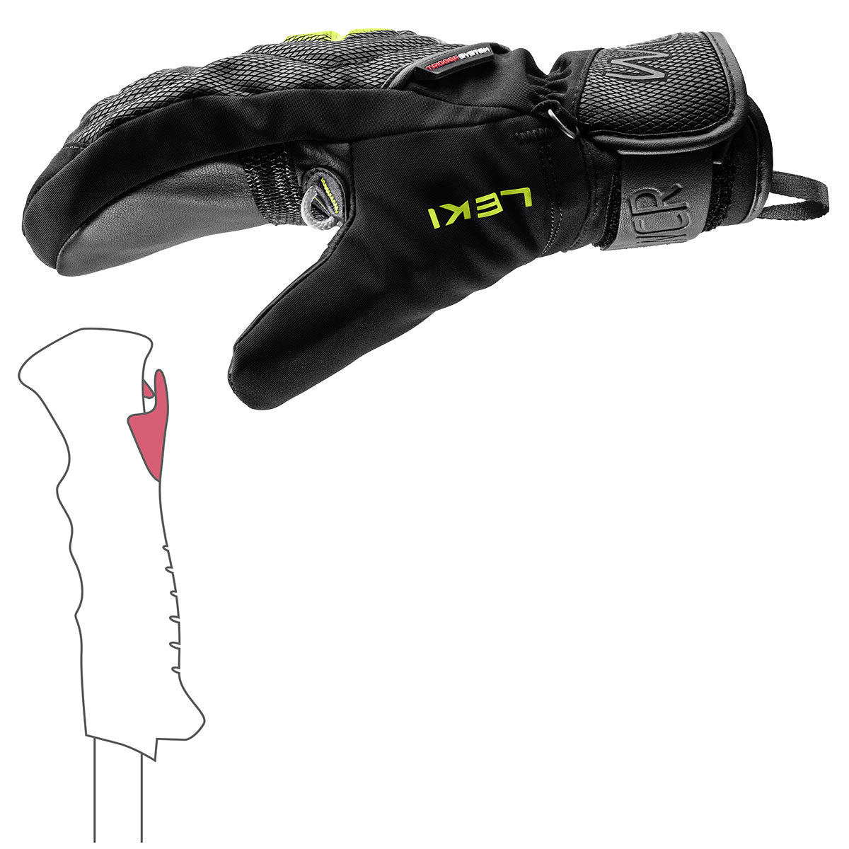 Leki JR WCR C-TECH 3D Mitts - image 6