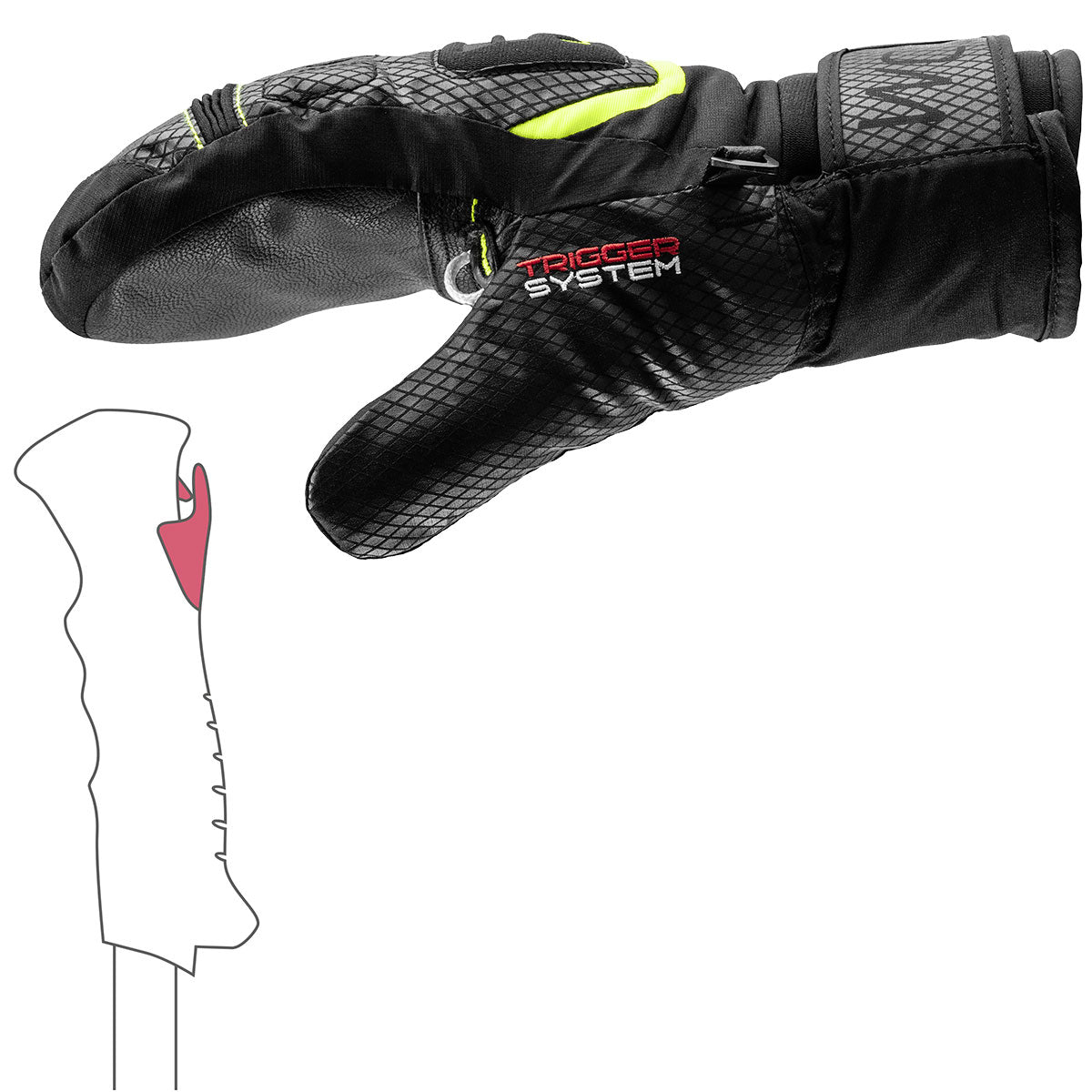 Leki JR WCR Team 3D Mitts - image 3