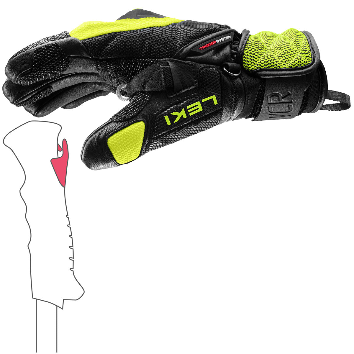 Leki JR WCR Venom 3D Gloves - image 6