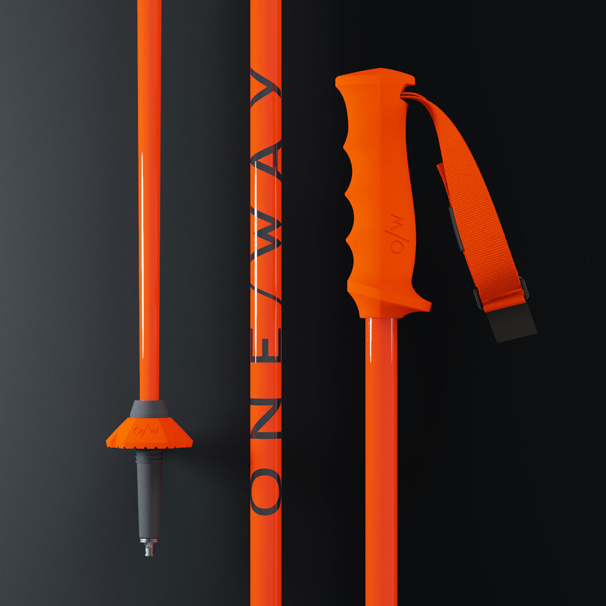 One Way JR RD Ski Poles - image 5
