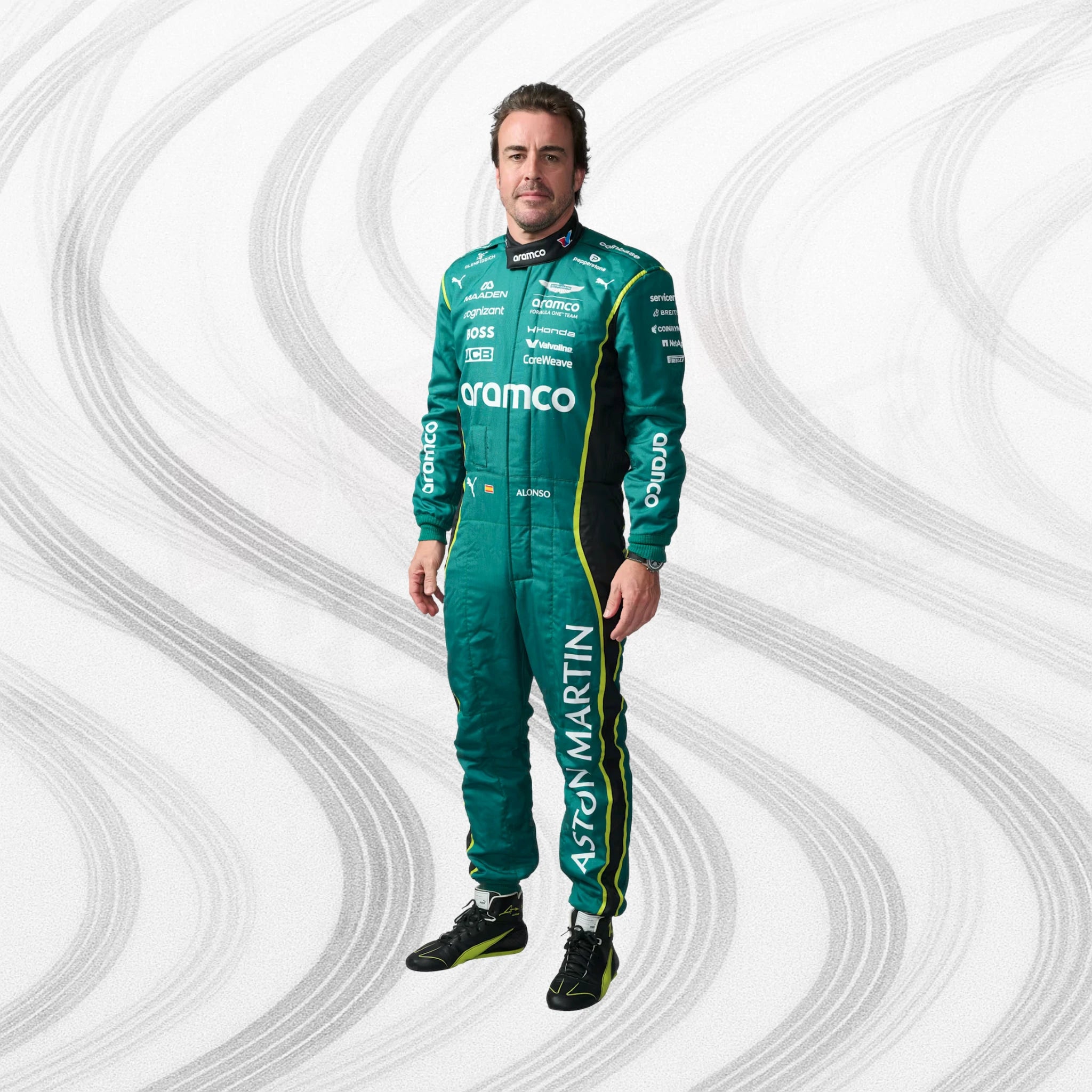 Fernando Alonso 2026 F1 Race Suit Replica – Aston Martin
