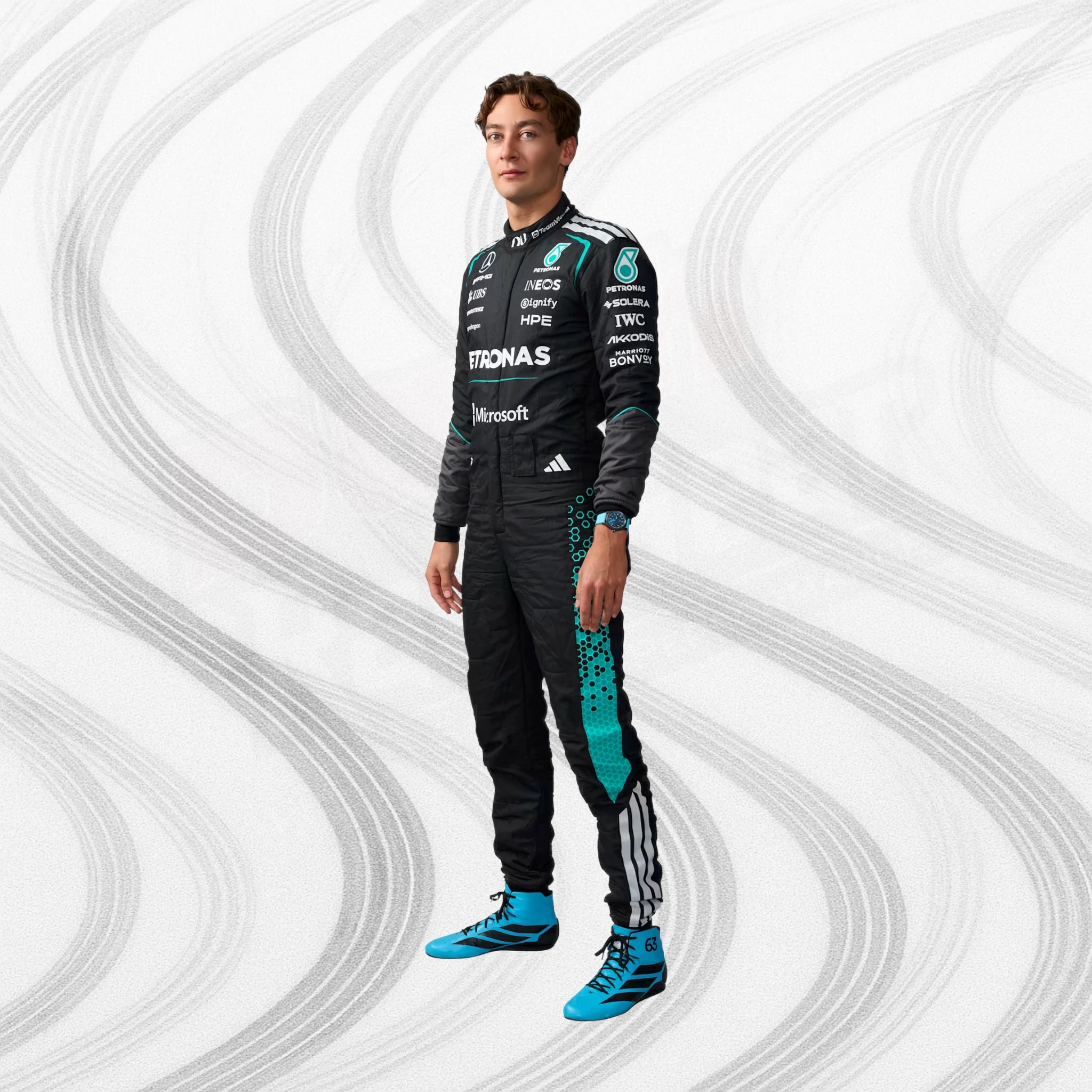 George Russell 2026 F1 Race Suit Replica – Mercedes - AMG Petronas