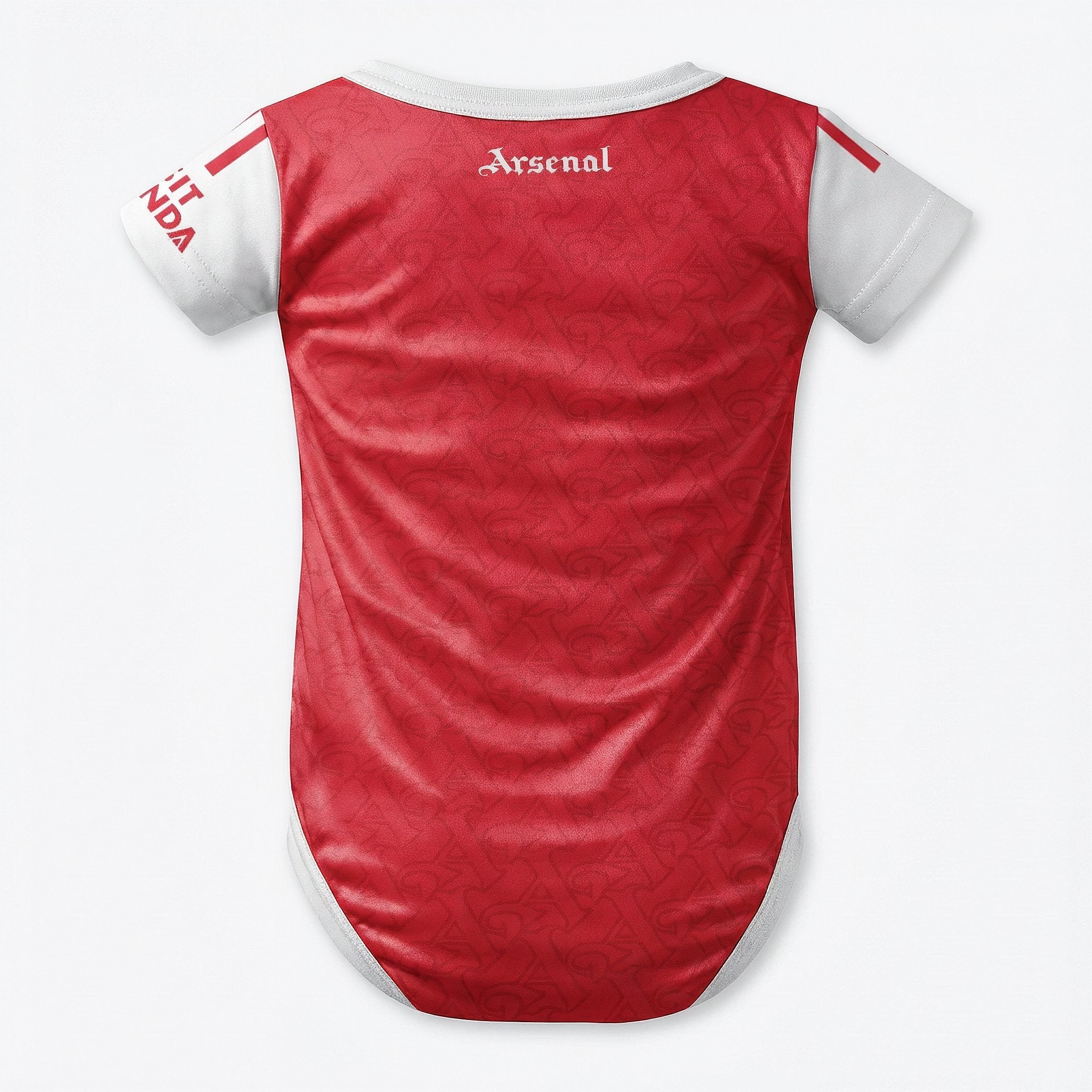 25/26 Arsenal Baby Bodysuit back view baby onesie by Dash Racegear