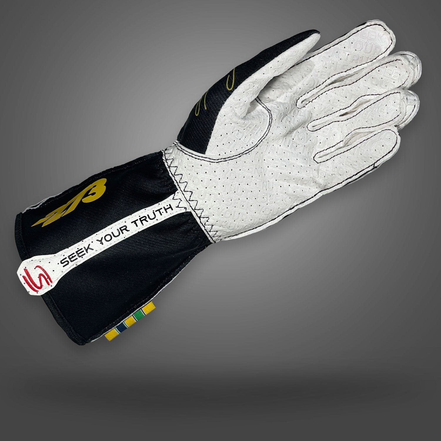 -273 x AYRTON SENNA Black - Glove | DASH RACEGEAR