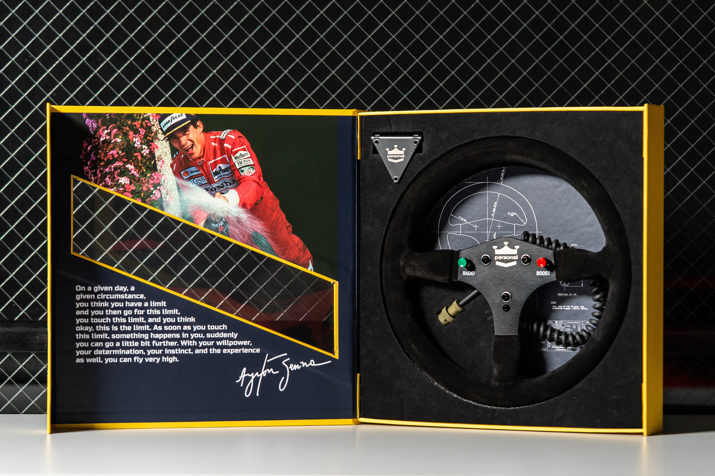 -273 x AYRTON SENNA - Nardi-Personal MP4/4 Steering Wheel - Steering Wheel | DASH RACEGEAR
