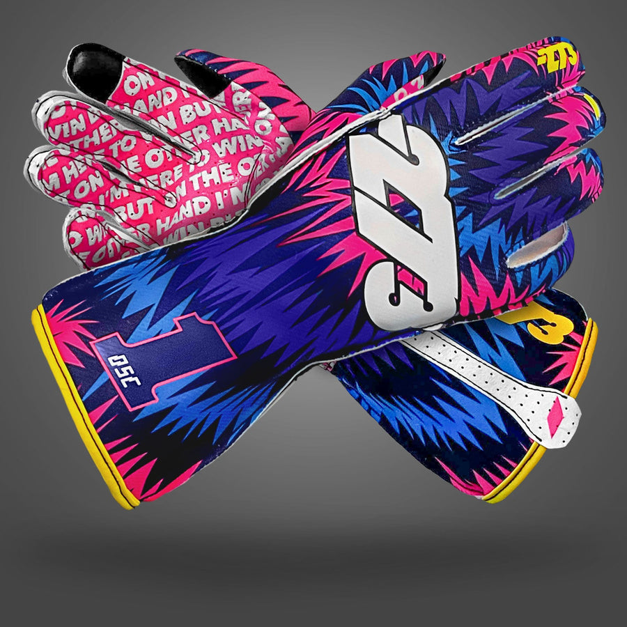 -273 x DSC Limited Edition Cyan/Hot Pink - Glove | DASH RACEGEAR