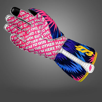 -273 x DSC Limited Edition Cyan/Hot Pink - Glove | DASH RACEGEAR