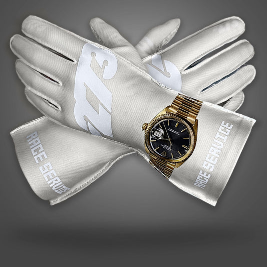 -273 x RACE SERVICE OFF-WHITE Asymmetric - Glove | DASH RACEGEAR
