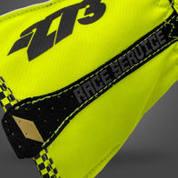 -273 x RACE SERVICE FLUO YELLOW Asymmetric - Glove | DASH RACEGEAR