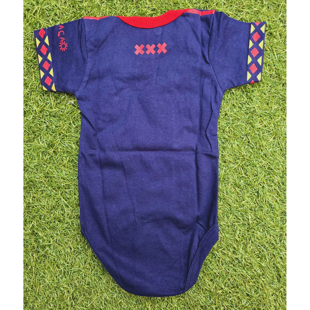 Limited AJAX Away soccer jersey baby romper Fan Edition | 100% cotton - baby romper image 3