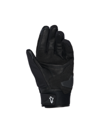 Alpinestars SP X Z Waterproof Gloves, Motorcycle Gloves, Black, palm view showing leather construction, reinforced padding, and palm slider for abrasion resistance