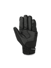 Alpinestars S-Max Drystar® Gloves in black, waterproof road motorcycle sport gloves with leather palm and short cuff.