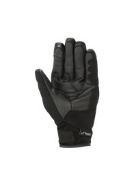 Alpinestars Stella S-Max Drystar Gloves, Women's Waterproof Motorcycle Gloves, Black Leather and Mesh, short cuff palm view.