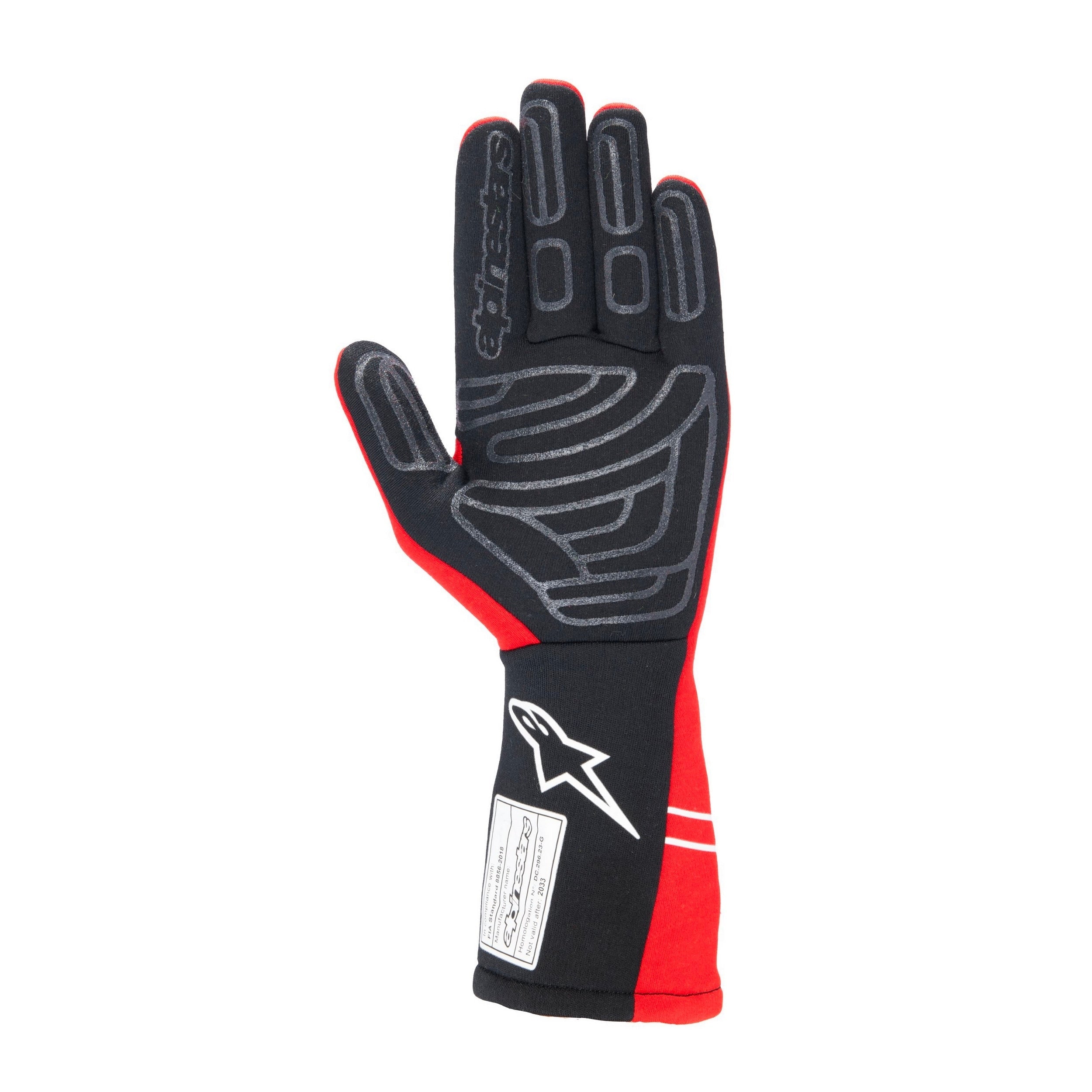 Gloves Alpinestars Tech-1 Start V4 Red - rear view | Dash Racegear