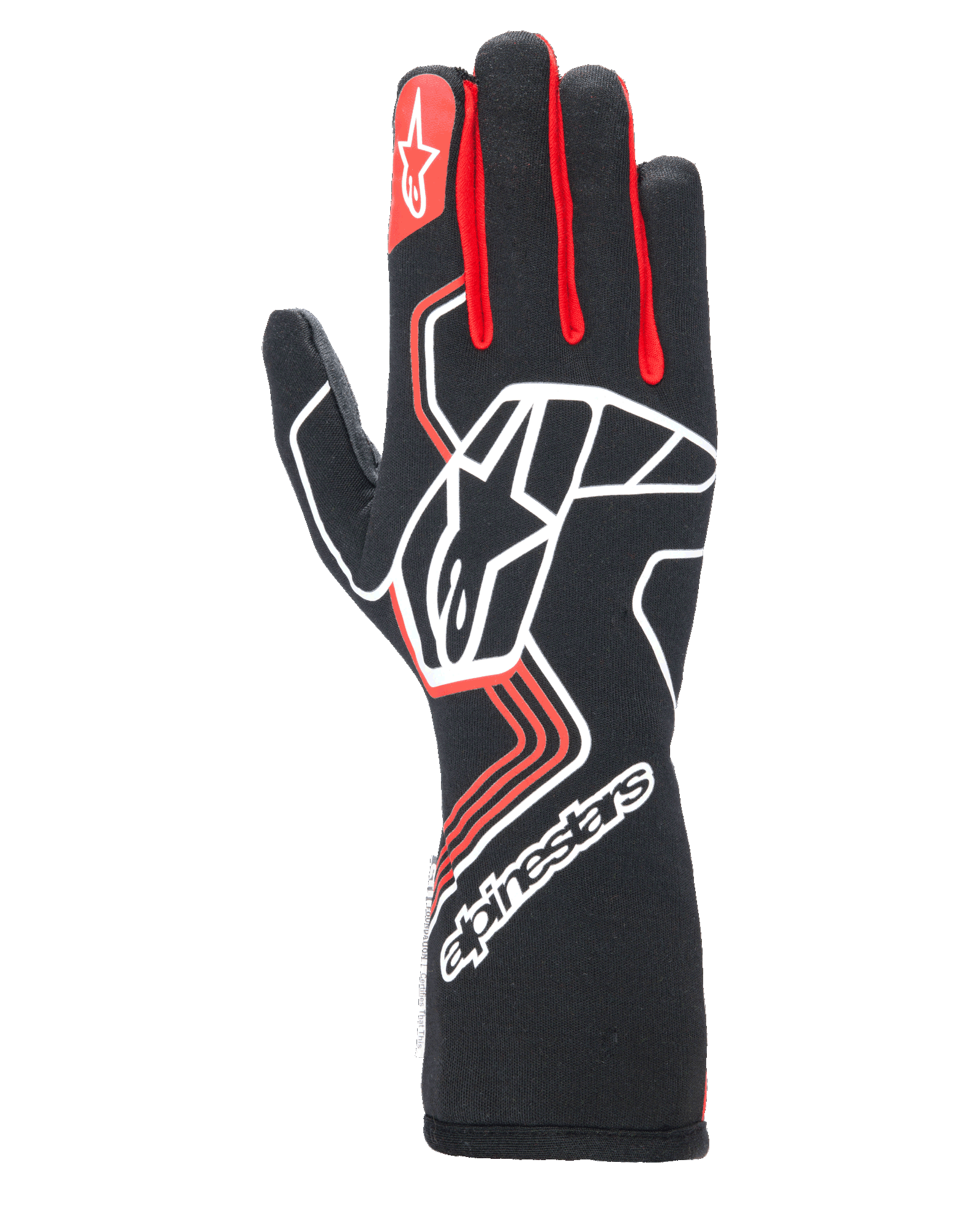 Alpinestars Tech-1 Race V4 Gloves - Black/Red