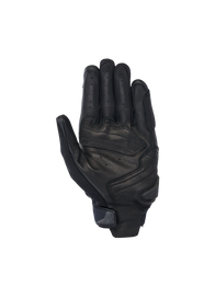 Alpinestars SP X 7 Gloves, black perforated leather motorcycle racing gloves with a reinforced palm slider.