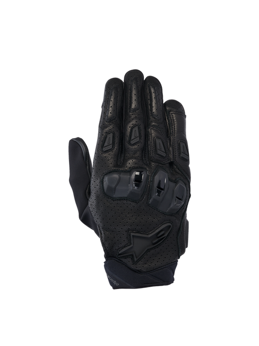 Alpinestars SP X 7 Gloves, Motorcycle Sports Gloves, Black, Perforated Leather, TPU Knuckle Protection, CE Certified