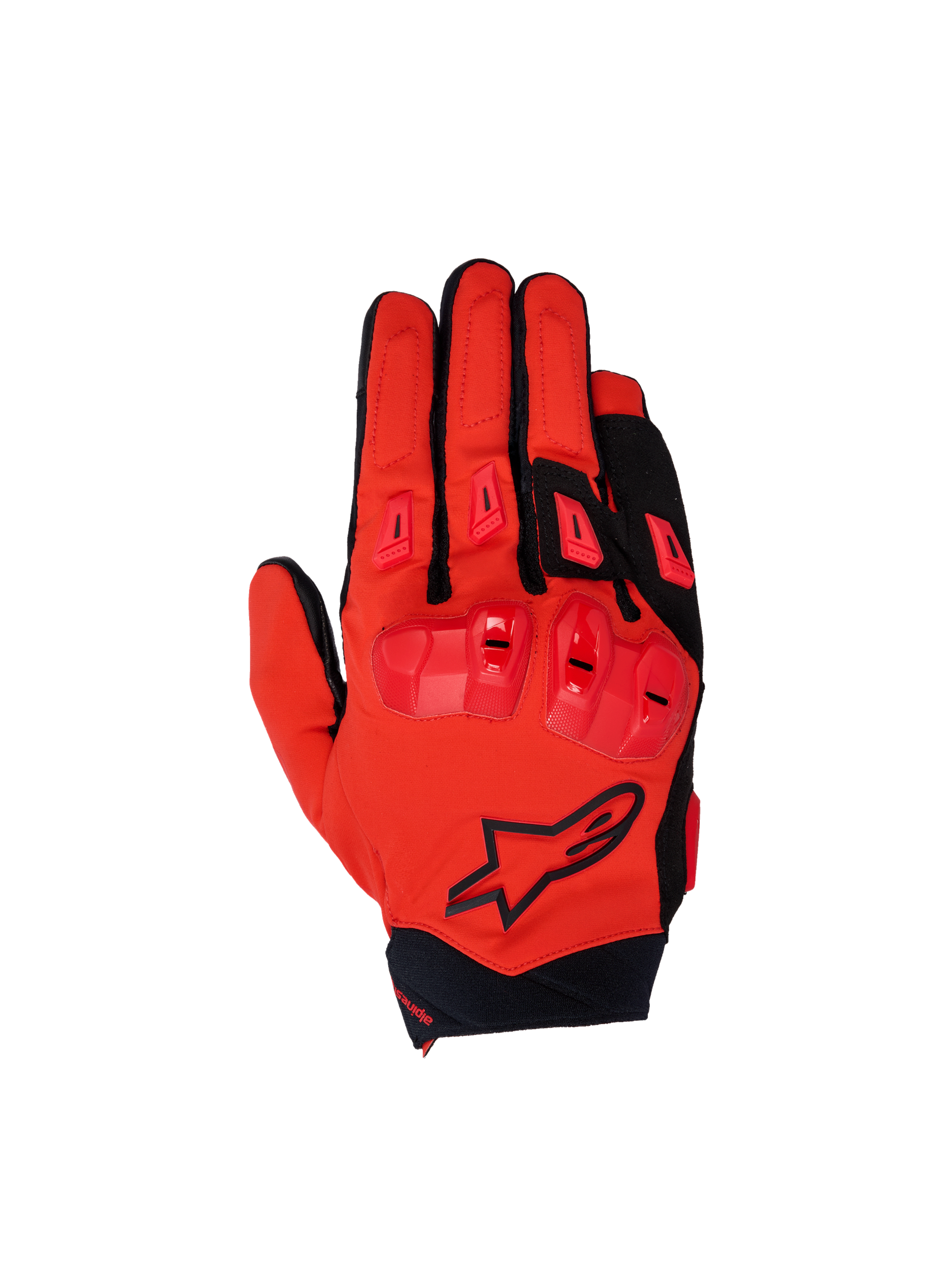 Alpinestars SP X 3 Gloves, Men's Red and Black Motorcycle Sport Gloves with TPU Knuckle Protection.