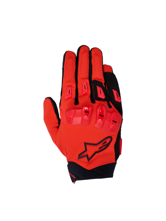 Alpinestars SP X 3 Gloves, Men's Red and Black Motorcycle Sport Gloves with TPU Knuckle Protection.