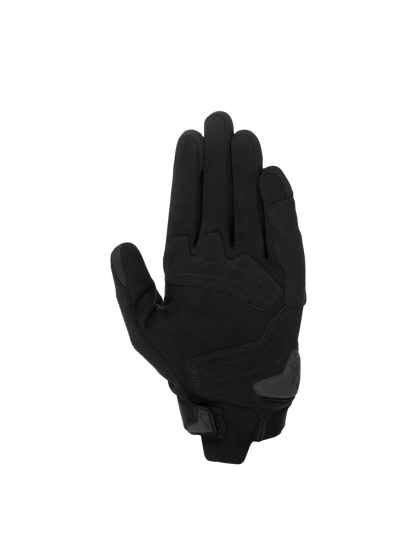 Alpinestars SP X 1 Gloves, Black motorcycle racing gloves with synthetic leather palm and TPR palm slider.