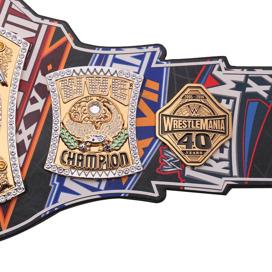 WWE Spinner 40 Years Of WrestleMania Inspired Title Belt - 4 | Dash Racegear