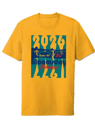 Bloomsday 2026 Finisher T-Shirt Shirt unisex detail view 3 | Dash Racegear — 2026 Bloomsday 50th Anniversary Finisher T-Shirt yellow edition soft cotton feel perfect for runners and everyday sporty outfits