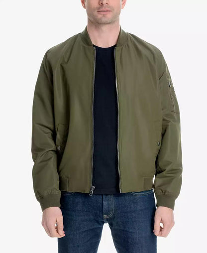 Michael Kors Men's Bomber Jacket, Created for Macy's - front view