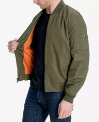 Michael Kors Men's Bomber Jacket, Created for Macy's - side view