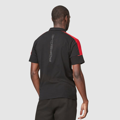 PORSCHE FW MENS POLO - black
