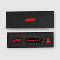 F1 FW PIN BADGES 3PCK - silver
