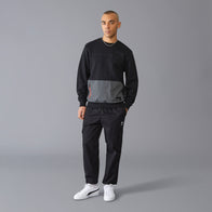 PORSCHE FW UTILITY CREW SWEAT - black