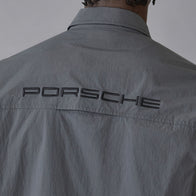 PORSCHE FW MENS UTILITY OVERSHIRT - grey