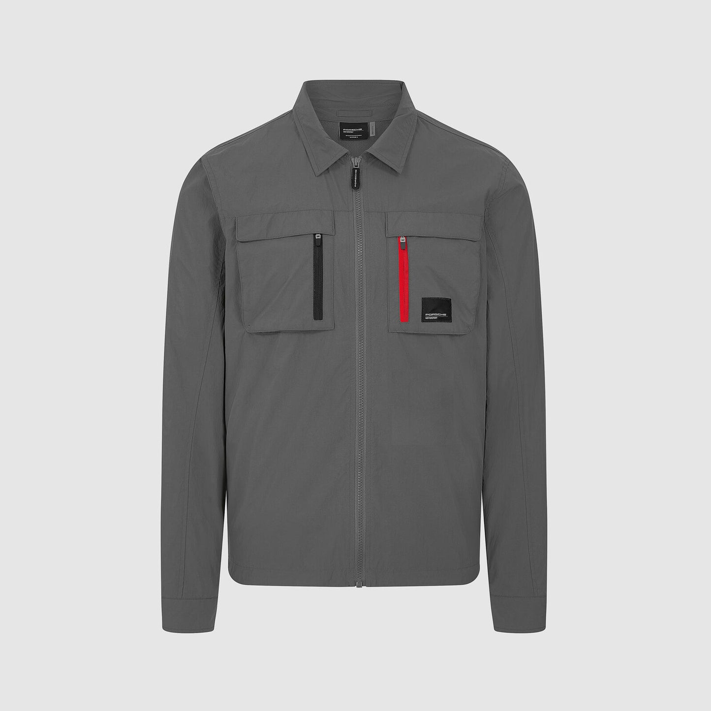 PORSCHE FW MENS UTILITY OVERSHIRT - grey