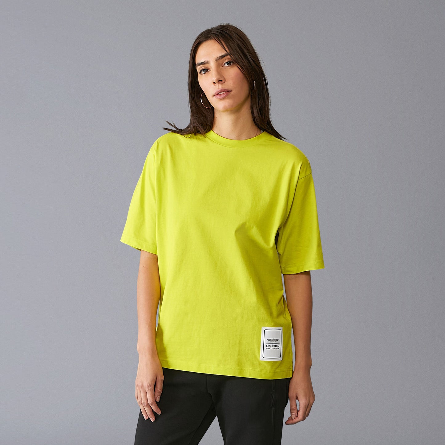 AMF1 FW LOGO TEE - lime