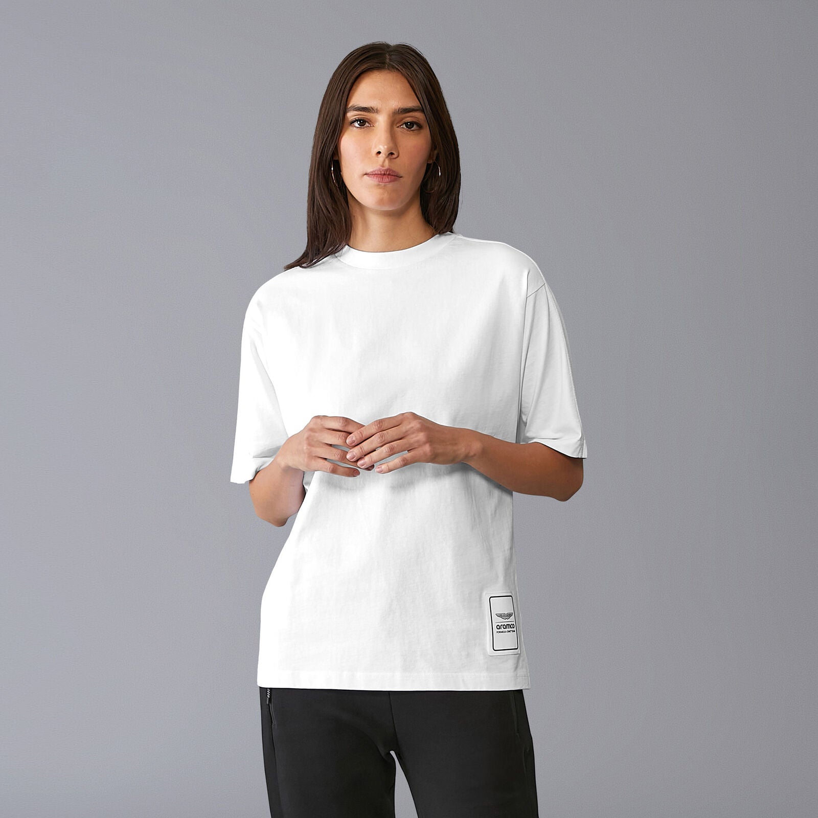 AMF1 FW LOGO TEE - white