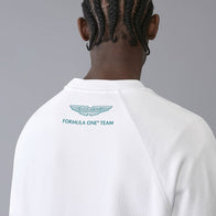 AMF1 FW LOGO CREW SWEAT - white