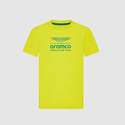 AMF1 FW KIDS LOGO TEE - lime