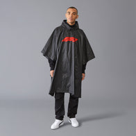 F1 FW LOGO PONCHO - black