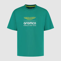 AMF1 FW MENS LARGE LOGO TEE - green