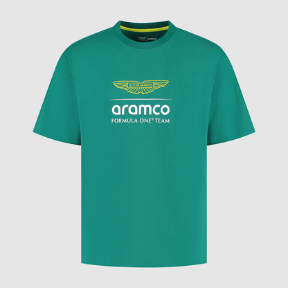 AMF1 FW MENS LARGE LOGO TEE - green