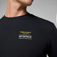 AMF1 FW MENS WIREFRAME GRAPHIC TEE - black