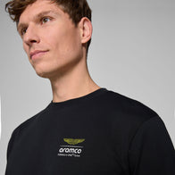 AMF1 FW MENS GRID GRAPHIC TEE - black