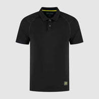 AMF1 FW MENS SEAMLESS POLO - black