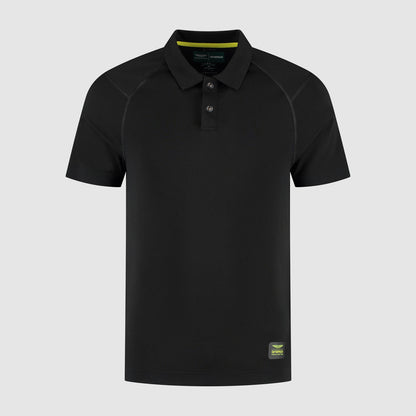 AMF1 FW MENS SEAMLESS POLO - black