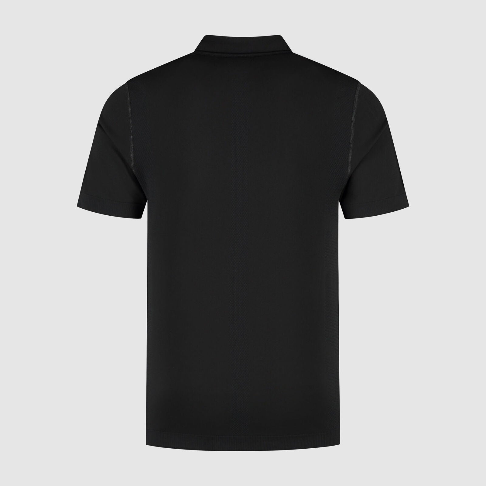 AMF1 FW MENS SEAMLESS POLO - black