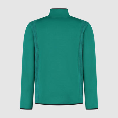 AMF1 FW MENS  1/4 ZIP SWEAT - green