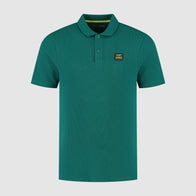 AMF1 FW MENS TECH WAFFLE POLO - green