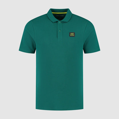 AMF1 FW MENS TECH WAFFLE POLO - green