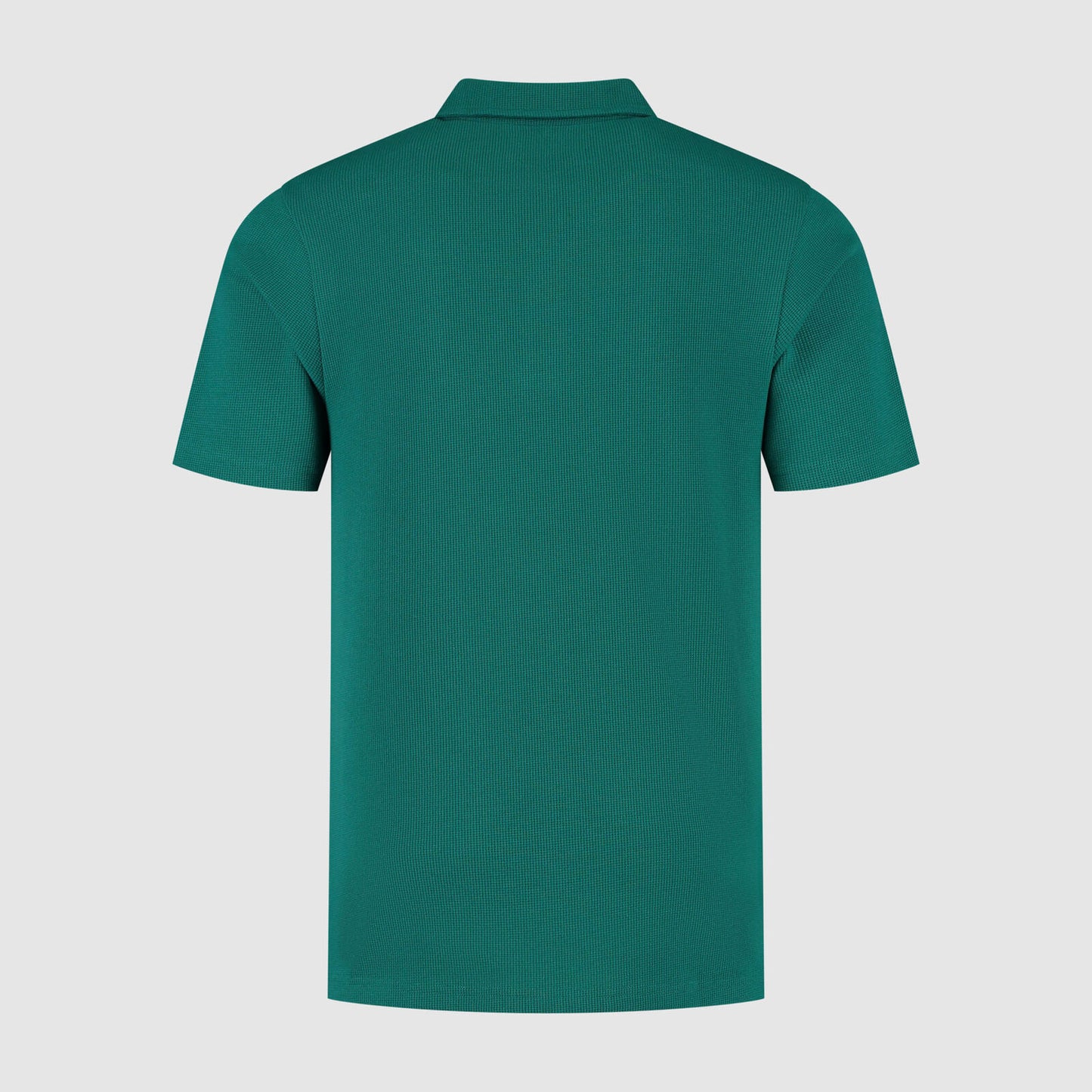 AMF1 FW MENS TECH WAFFLE POLO - green